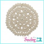 LACE - CROCHET-CHAIN OF PETAL-COTTON(CREAM)